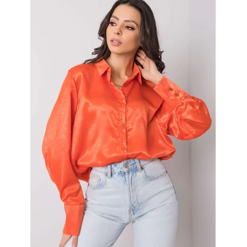 Fashionhunters Dark orange shirt from Mia RUE PARIS