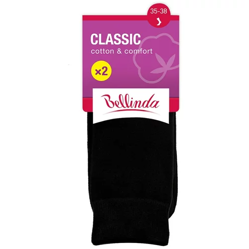Bellinda CLASSIC SOCKS 2x - Women's cotton socks 2 pairs - white