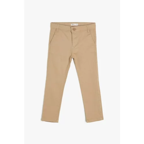 Koton Ecru Boys Pocket Detailed Trousers
