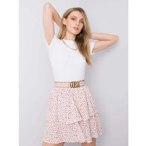 Fashion Hunters Carie SUBLEVEL white skirt with frill