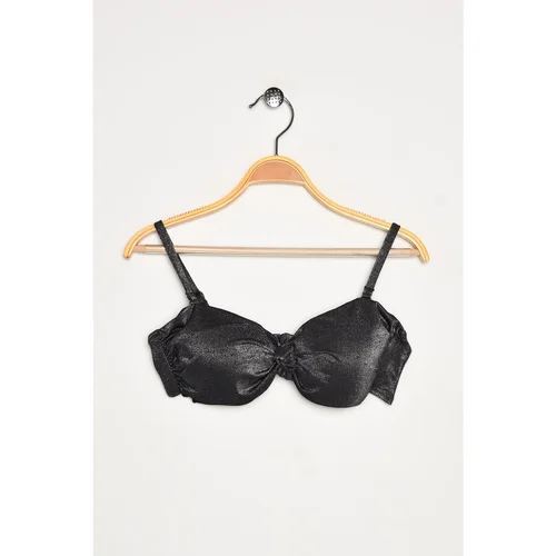 Koton Women's Silver Bikini Top