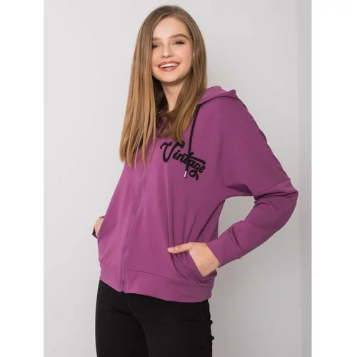 Fashion Hunters Violet zip-up hoodie from Diane