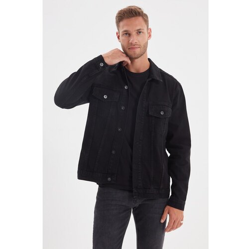 Trendyol Crna muška standardna traper jakna regularnog oblika Cene
