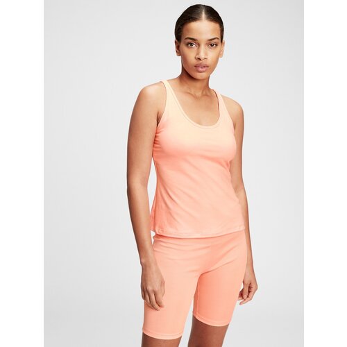 GAP T-shirt brushed jersey keyhole back shelf tank - Women's Cene