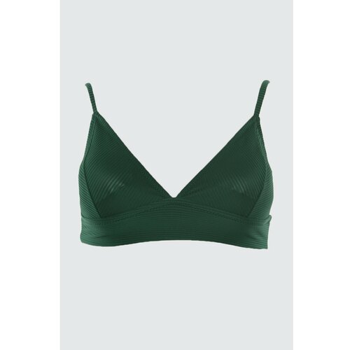 Trendyol Green Triangle Bikini Top Cene