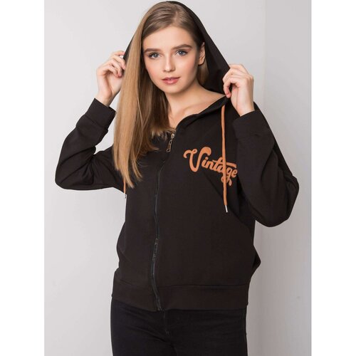 Fashion Hunters Black zip hoodie Slike