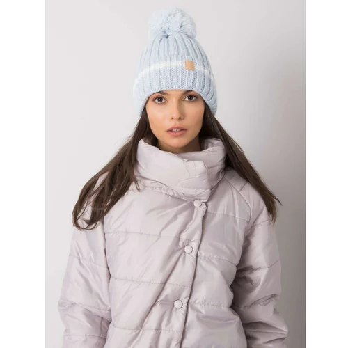Fashion Hunters Light blue warm hat for women
