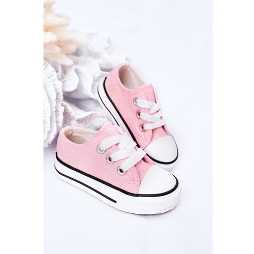 Kesi Children's Glitter Sneakers Pink Bling-Bling Cijene