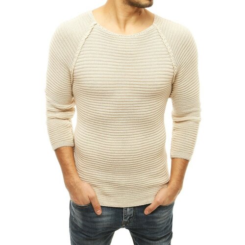 DStreet Bež muški pulover WX1578 siva | krem Slike