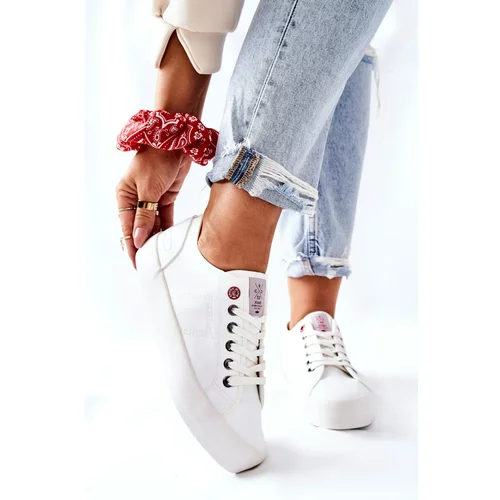 Kesi Women's Sneakers Cross Jeans II2R4004C White
