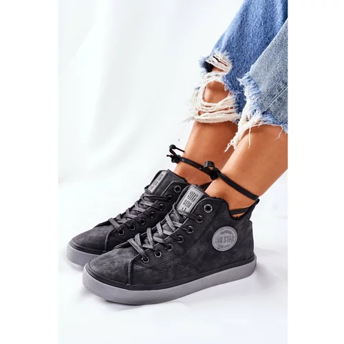 Kesi Leather Insulated Sneakers Big Star II274148 Black