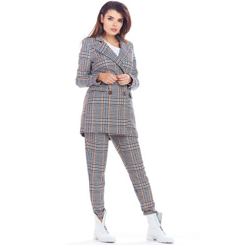 Awama Woman&amp;#039;s Jacket A364 Navy Blue Slike