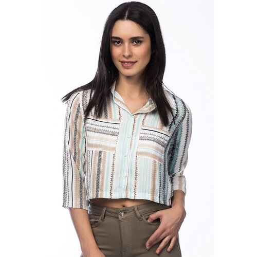 Dewberry Z6206 WOMEN&amp;#039;S SHIRT-GREEN Slike