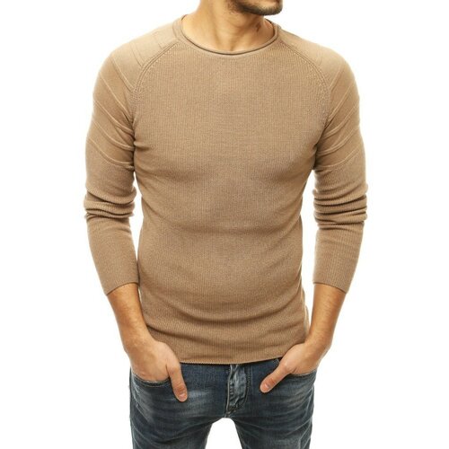 DStreet Bež muški pulover WX1658 siva | braon Slike