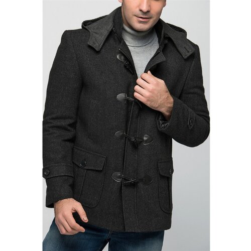 Dewberry PLT8310 MEN&amp;#039;s COAT-PATTERNED GREY Slike