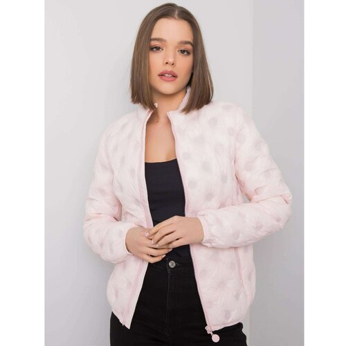 Fashion Hunters Svijetlo ružičasta prijelazna jakna bez kapuljače Slike