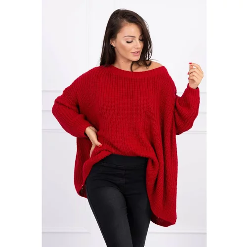 Kesi Sweater Oversize red