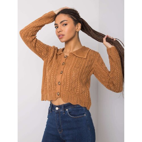 Fashion Hunters Brown Sydney RUE PARIS cardigan Slike