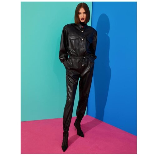 Koton Women&amp;#039;s Leather Look Trousers Slike
