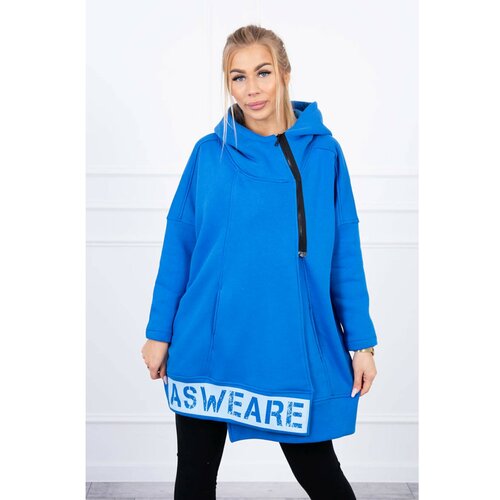 Kesi Insulated sweatshirt with a zipper mauve-blue Slike