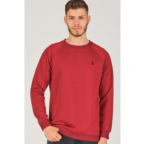 Dewberry V4003 REGLAN ARM MEN'S SWEATSHIRT-BURGUNDY Cijene