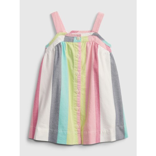 GAP Baby Dress Stripe Button Dress - Girls Cene