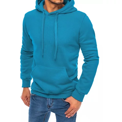 DStreet Light blue men's hoodie BX5108