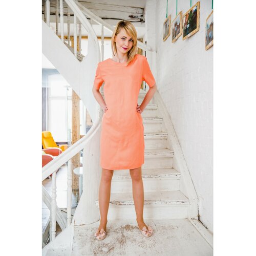 Look Made With Love Woman's Dress 444 Morelova narandžasta | ružičasta Slike