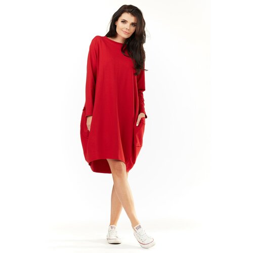 Infinite You Ženska haljina M154 smeđa | Crveno Cene