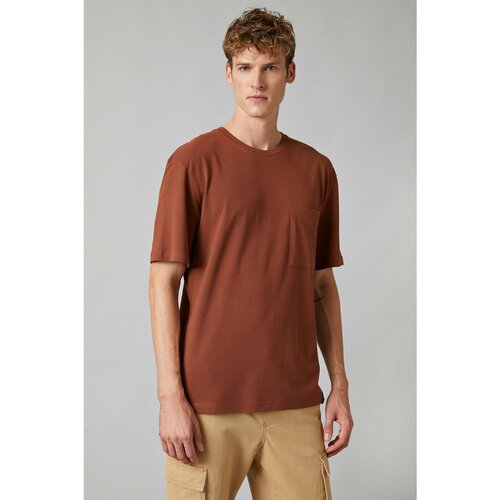 Koton Women&amp;#039;s Tile Tile Pocket Basic Tshirt Slike