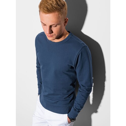 Ombre Clothing Men's sweatshirt B1153 plava | bela Slike