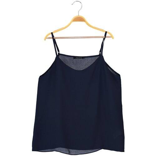Trendyol Dark Navy Basic Strap Blouse Slike