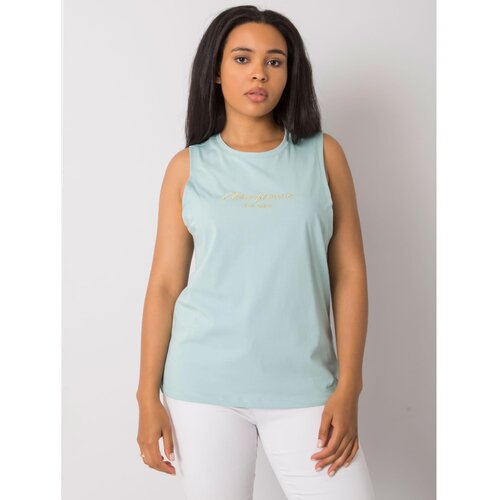 Fashion Hunters Mint plus size cotton top Deann RUE PARIS Slike