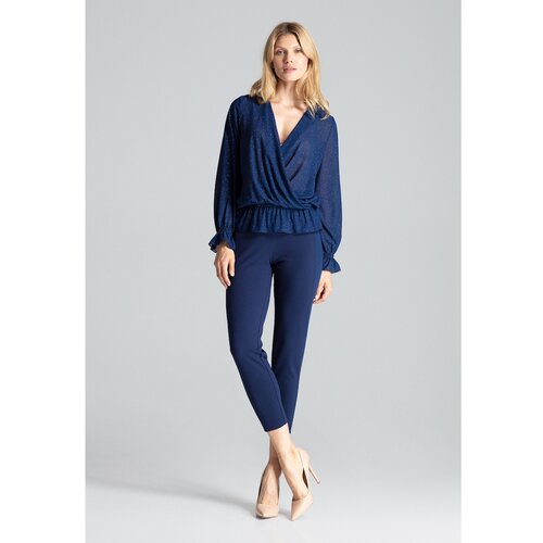 Figl Woman&amp;#039;s Blouse M690 Navy Blue Slike