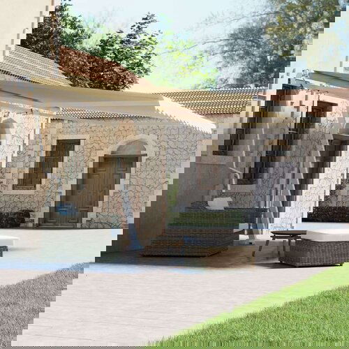  Prostostoječa avtomatska tenda 450x300 cm krem, (20728751) Cene
