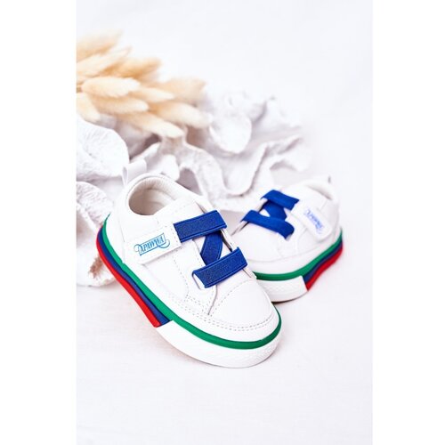 Kesi Children&amp;#039;s Sneakers With Welt White Navy Blue Baxter Slike