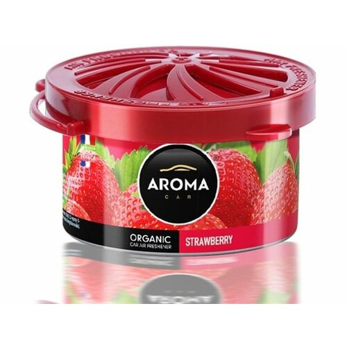 Aroma auto kozmetika miris limenka 40 gr organic strawberry 660550 Slike