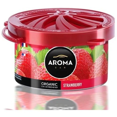 Aroma Osvežilec zraka Aroma Car Organic, Strawberry