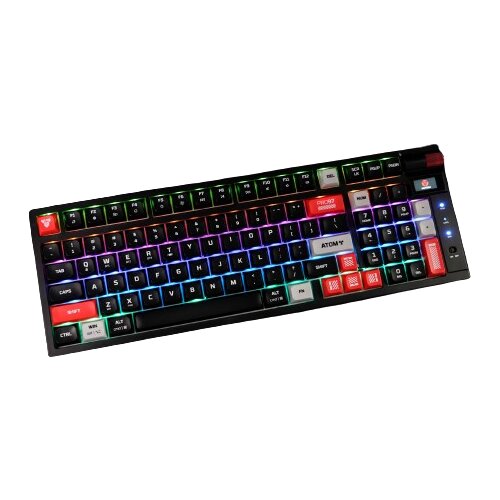 Fantech Mehanička gaming tastatura MK918 RGB Atom PRO97, Bežična, Plavi switch, Bela Cene