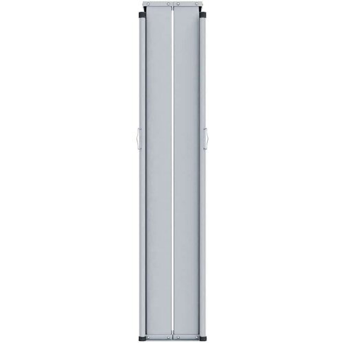 VidaXL Uvlačiva bočna tenda crna 117 x 1200 cm Slike