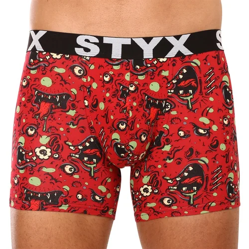 STYX Men's boxers long art sports rubber zombie