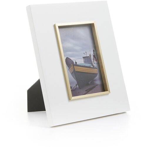 Evviva Okvir za sliko 10x15cm / belo-zlat / les, kovina, (21317668) Cene