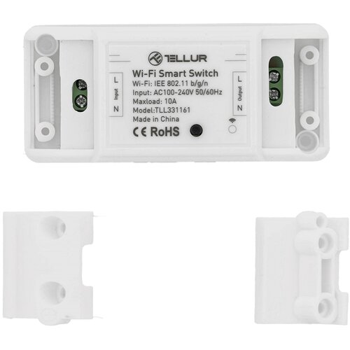 Tellur SMART WIFI inline Switch 2200W beli ( 400-0016 ) Slike