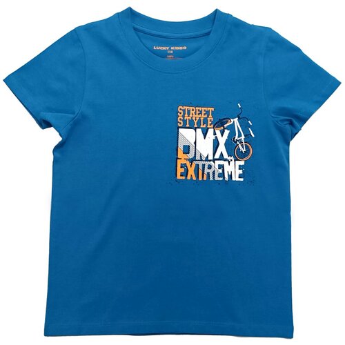 Lucky Kiddo majica KR LK-KBT SS 1_24 021524 F modra 98 Cene