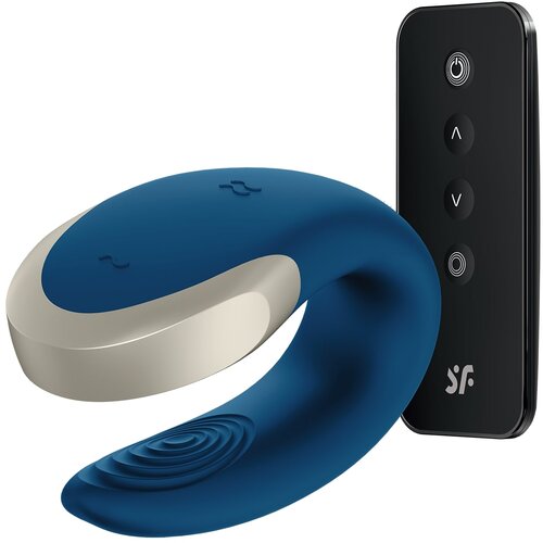 Satisfyer Vibrator za pare Double Love APP, moder Cene