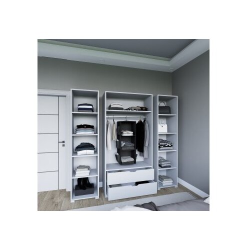 Hanah home Ormar Duru 1600-023, 170x183x45 cm, Bijela Slike