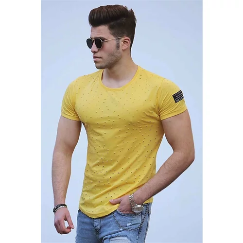 Madmext T-Shirt - Yellow - Regular fit