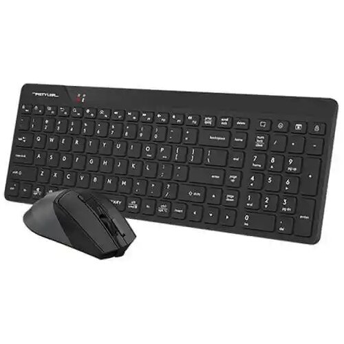 Bežična tastaura + miš A4 Tech FG2400 Air2 Fstyler YU Crna Cene
