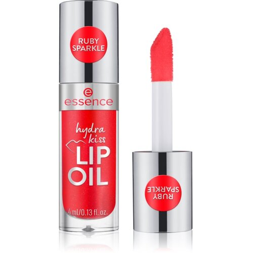 Essence Hydra Kiss vlažilno olje za ustnice odtenek 12 Ruby Sparkle 4 ml Slike
