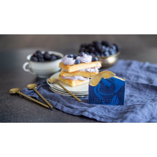 Almara Soap Fancy Blueberry Jam ročno izdelano milo 100 g Slike